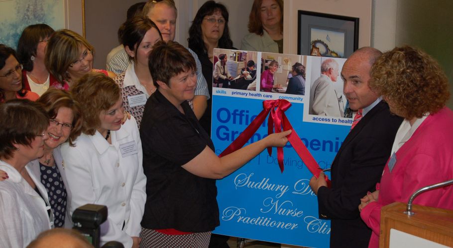 Ribbon Cutting Ceremony for SDNPC first location in Sudbury